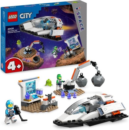 LEGO City Space 60429 Rymdskepp och asteroidupptäckt