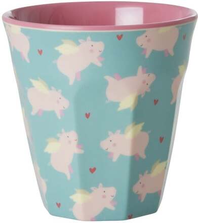 Rice Mugg Melamin M (Flying Pig)