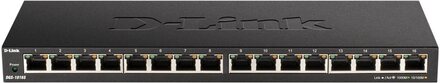 D-LINK DGS-1016S 16-Port 10/100/1000Mbps Unmanaged Gigabit Ethernet