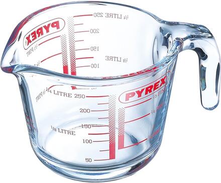 Pyrex: Måttkanna glas 0,25L