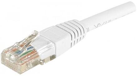 EXC Patch Cord RJ45 CAT.5e U/UTP White 0.30m