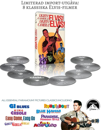 Presley Elvis: Lights Camera: 8 Film Collection