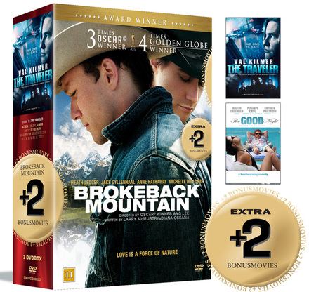 Brokeback mountain + 2 Bonusfilmer / Box