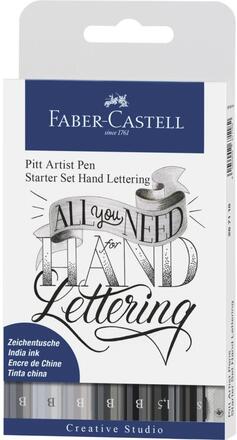 Faber-Castell - India ink Pitt Artist Pen Lettering 8x
