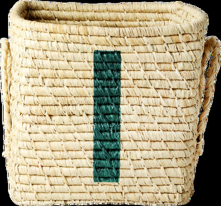 Rice - Raffia Square Basket - I