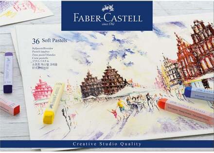 Faber-Castell - Soft pastels cardboard box of 36