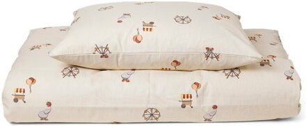 Nuuroo - Bera Baby Bed Linen Creme - Circus