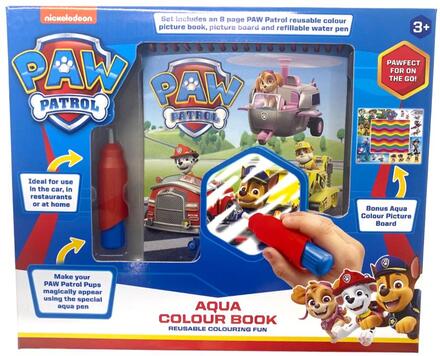 Paw Patrol - Aqua Colour Book