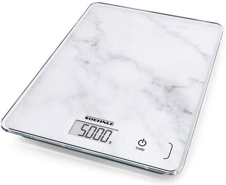 Soehnle - Page Compact 300 Kitchen Scale - Marble/White