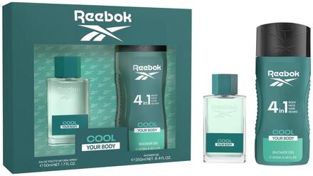 Reebok - Cool Your Body EDT 50 ml + Shower Gel 250 ml - Giftset