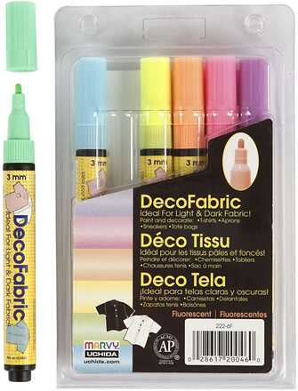 Deco - Textile Markers - Neon