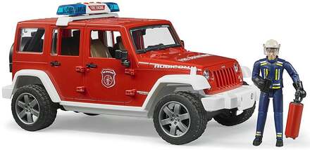 Bruder - Jeep Wrangler Unlimited Rubicon Fire Dept vehicle with fireman