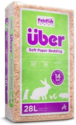 Über - Soft Paper Bedding 28l Nature