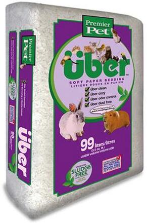 Über - Soft Paper Bedding 99l White