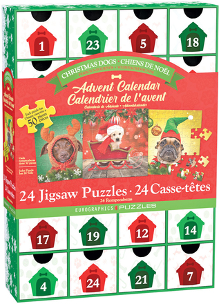 EuroGraphics Puzzle - Puzzle Advent Calendar - Christmas Dogs