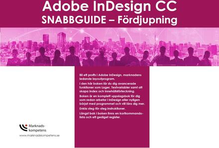 Adobe Indesign Cc Snabbguide - Fördjupning