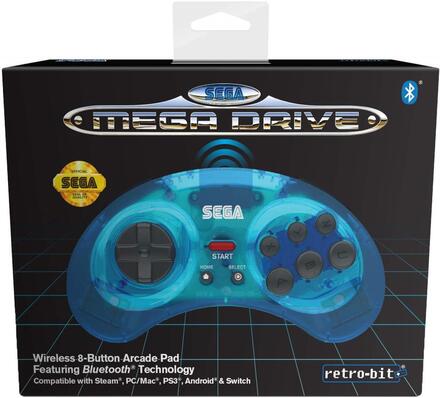 Retro-Bit SEGA MD BT Pad Blue