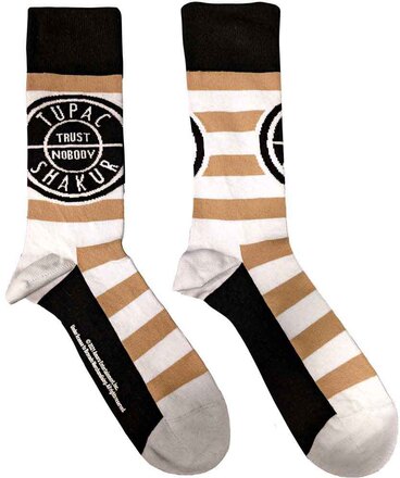 Tupac: Unisex Ankle Socks/Trust Nobody (UK Size 7 - 11)