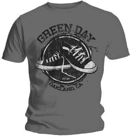 Green Day: Unisex T-Shirt/Converse (Large)