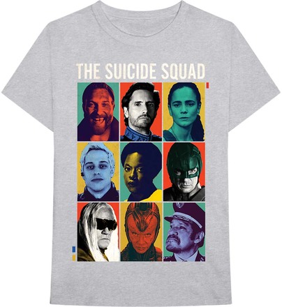 The Suicide Squad: Unisex T-Shirt/9 Squares (X-Large)