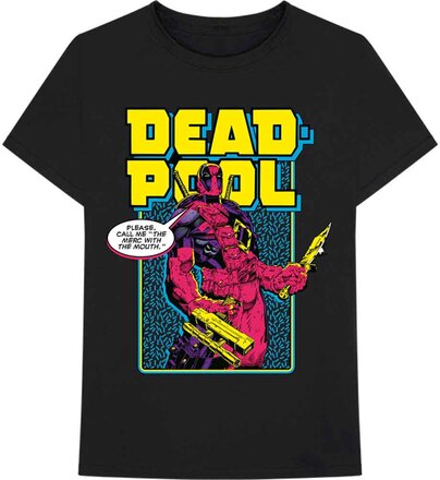 Marvel Comics: Unisex T-Shirt/Deadpool Comic Merc (Medium)