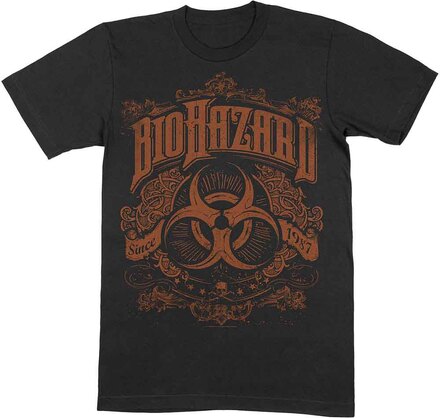 Biohazard: Unisex T-Shirt/Since 1987 (Large)