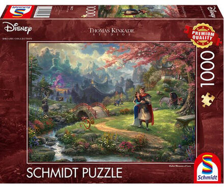 Disney: Mulan Blossoms of Love 1000pc Jigsaw Puzzle (Thomas Kinkade)