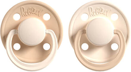REBAEL Pacifier 2-Pack Size 2 Dusty Pearly Mouse / Frosty Pearly Lion