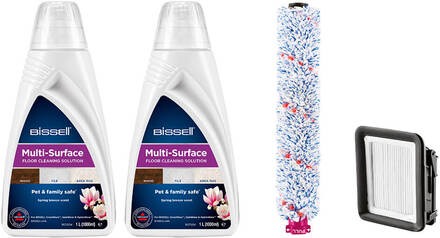 BISSELL MultiSurface Cleaning Pack 2x 1789L + Brushroll + Filter