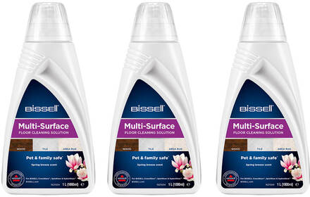 BISSELL MultiSurface Detergent CrossWave/SpinWave Trio Pack 3 x 1L