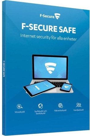 F-Secure SAFE (Box) 1 år, 5 enheter-vid köp av dator/platta