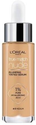 L"'Oréal - True Match Nude Plumping Tinted Serum - Medium 4-5