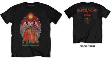 Earth Wind & Fire: Unisex T-Shirt/Let"'s Groove (Back Print) (Medium)