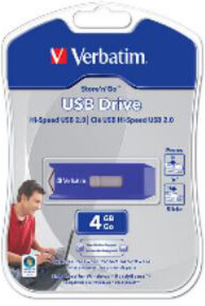 VERBATIM USB Minne "'N"'Go 4GB Hi-Speed Store