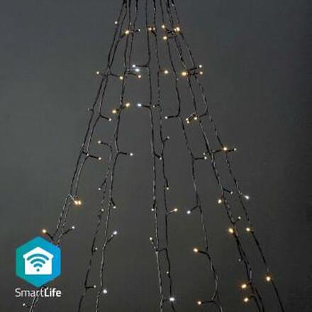 Nedis SmartLife Dekorativ LED | Träd | Wi-Fi | Varm till cool vit | 200 LED"'s | 20.0 m | 10 x 2 m | Android- / IOS