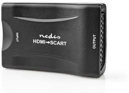 Nedis HDMI - Omvandlare | HDMI- ingång | SCART Hona | Envägs | 1080p | 1.2 Gbps | ABS | Svart