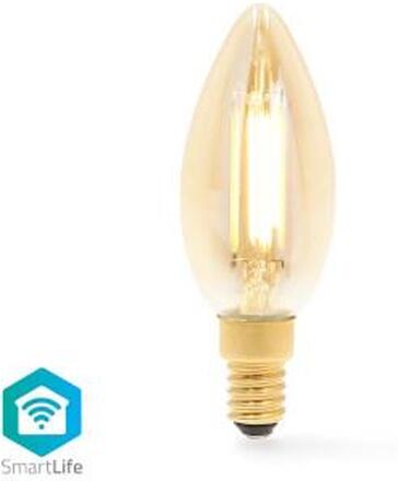 Nedis SmartLife LED vintage lampa | Wi-Fi | E14 | 470 lm | 4.9 W | Varm Vit | 1800 - 3000 K | Glas | Android- / IOS | Ljus | 1 st.