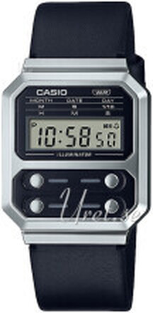 Casio A100WEL-1AEF Vintage LCD/Nahka