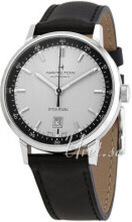 Hamilton H38425720 American Classic Intra-Matic Harmaa/Nahka Ø40 mm