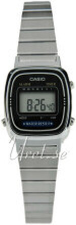 Casio LA670WA-1D Retro LCD/Stål