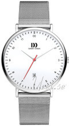 Danish Design IQ62Q1188 Dress Vit/Stål Ø41 mm