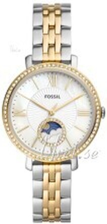 Fossil ES5166 Jacqueline Vit/Guldtonat stål Ø36 mm