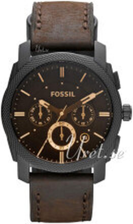 Fossil FS4656 Machine Svart/Läder Ø42 mm