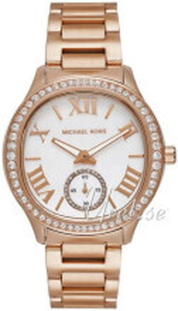 Michael Kors MK4806 Sage Vit/Roséguldstonat stål Ø38 mm