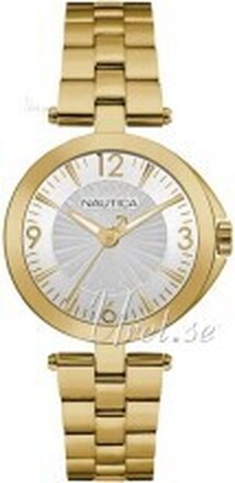 Nautica NAD14001L NLC Silverfärgad/Gulguldtonat stål Ø37 mm