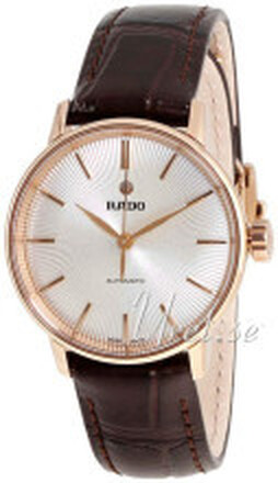 Rado R22865115 Coupole Silverfärgad/Läder Ø32 mm