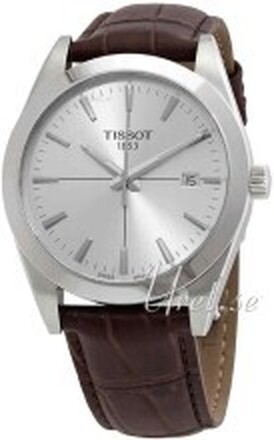 Tissot T127.410.16.031.01 T-Classic Silverfärgad/Läder Ø40 mm