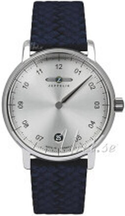 Zeppelin 86434 Captains Silverfärgad/Läder Ø36 mm