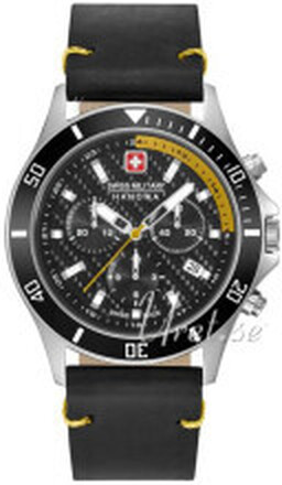 Swiss Military Hanowa 06-4337.04.007.20 Hanowa Sort/Læder Ø42 mm