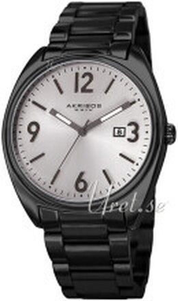 Akribos XXIV AK957BKS Designer Sølvfarget/Stål Ø42 mm